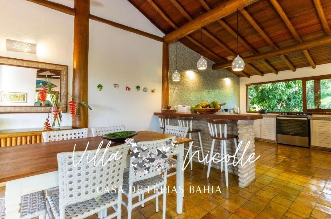 Villa Nicolle - Bahia - Praia Do Espelho Kültér fotó